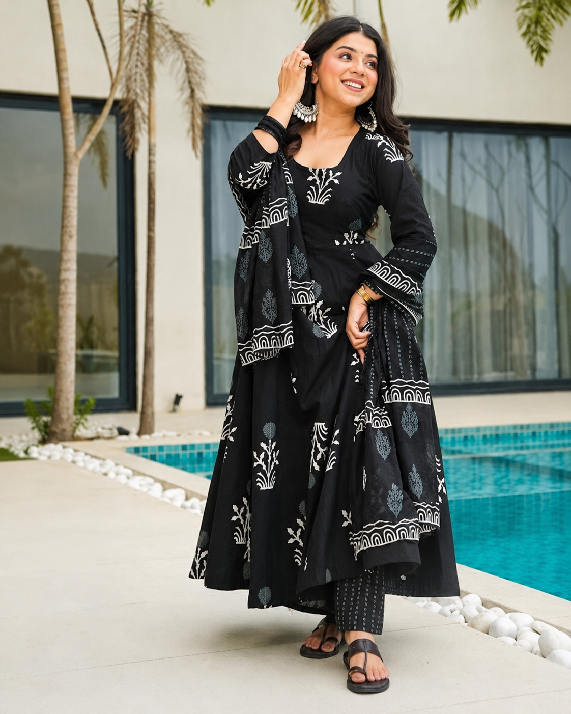 Floral Kurti Set